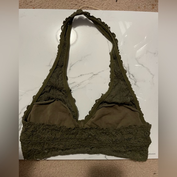 3 for $10 | Green Aerie Halter Bralette - Picture 2 of 7